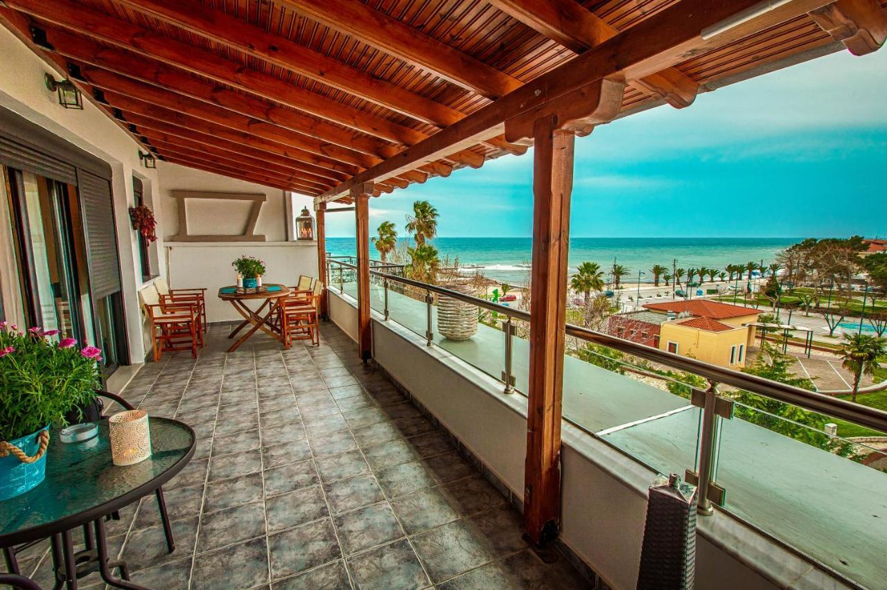 Aqua Mare Sea Side Rooms Nea Kallikrateia Exterior photo